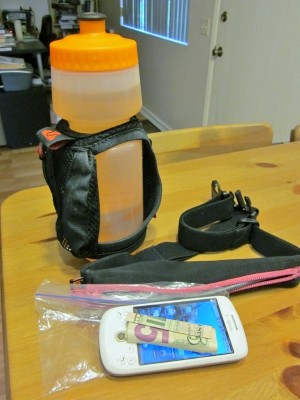 phone in a baggie