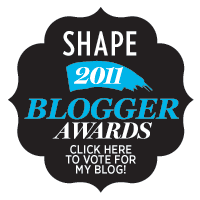 SHAPE magazine Blogger Awards