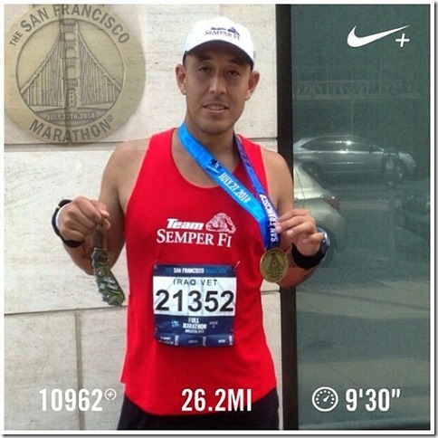Marine Marathon Runner Juan Hernadez 8