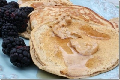 Peanut Flour Pancakes