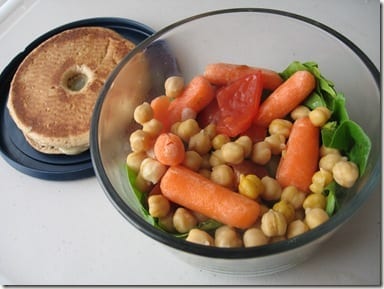 salad with chickpeas