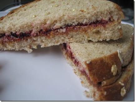 peanut butter and jelly