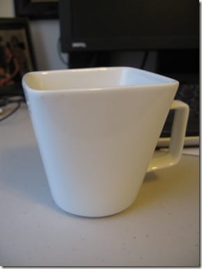 white coffee cup