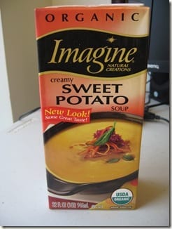 organic sweet potato soup