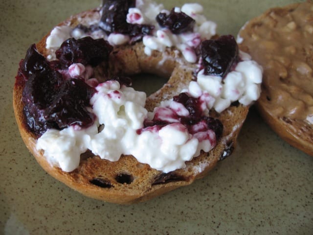 Cottage Cheese Bagel