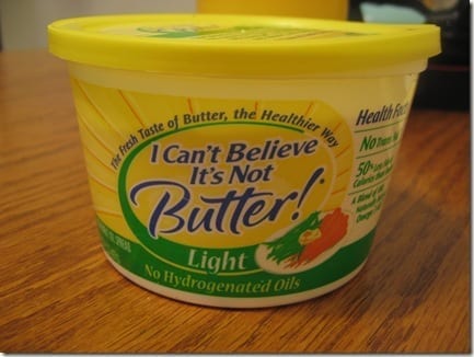 I cant believe it's not butter