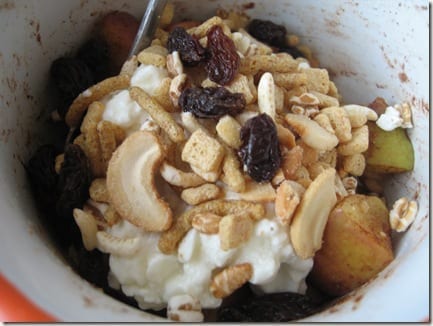 trail mix cottage cheese