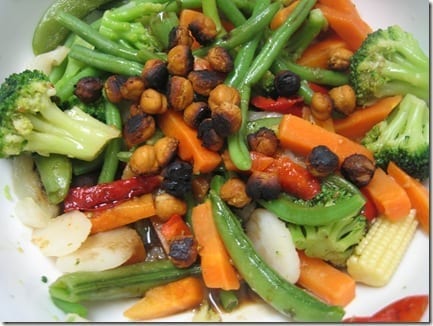 chickpeas with veggies