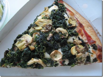 spinach pizza