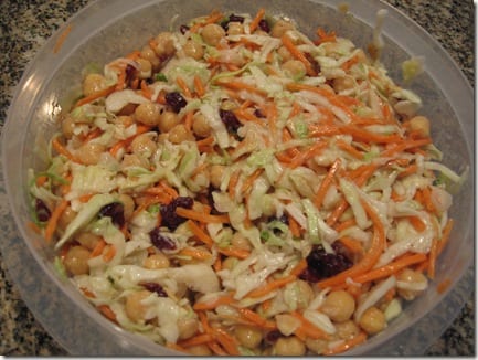 chickpea cole slaw