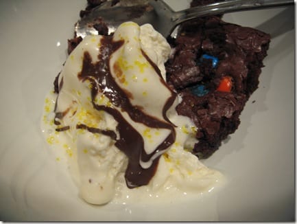 brownie sundae