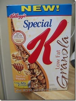 Special K granola