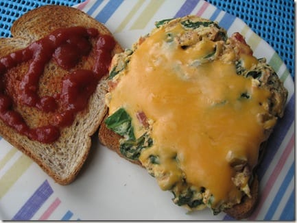 egg scramble sandwich