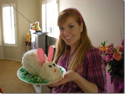 me with bunny cake
