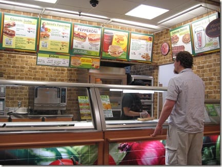 Ben at Subway