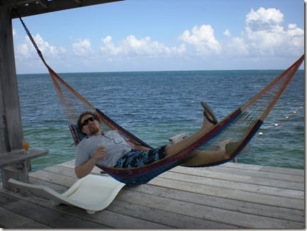 Ben on hammock