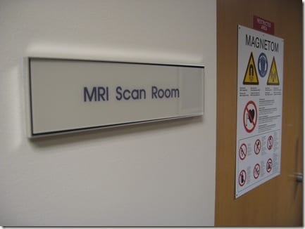 MRI door