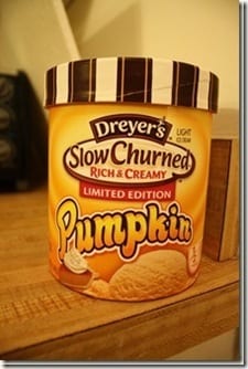 pumpkin ice cream