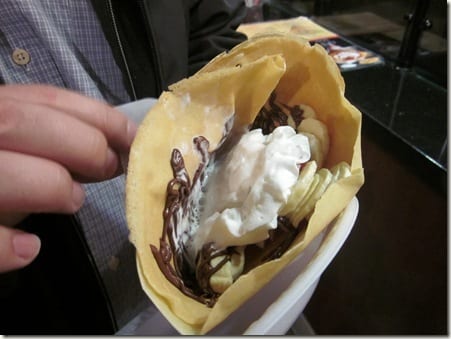 Nutella crepe