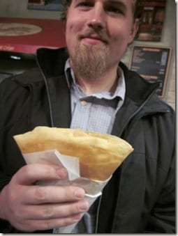 Ben with crepe