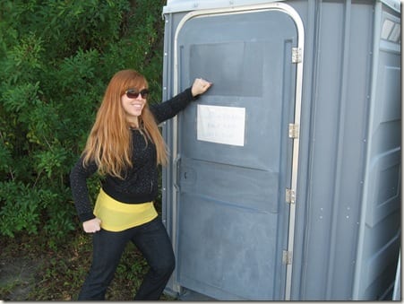 It's not normal to take a porta potty picture?