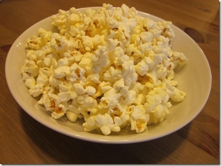 Popcorn, it's whats for dinner