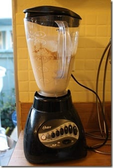 waffles in the blender