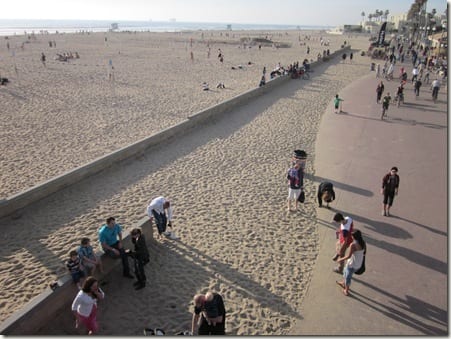 walking path on beach