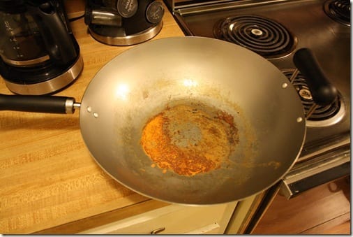 the ol' rusty wok routine