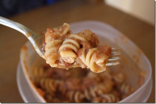 creamy bean pasta