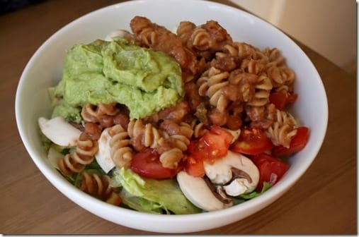 refried bean pasta