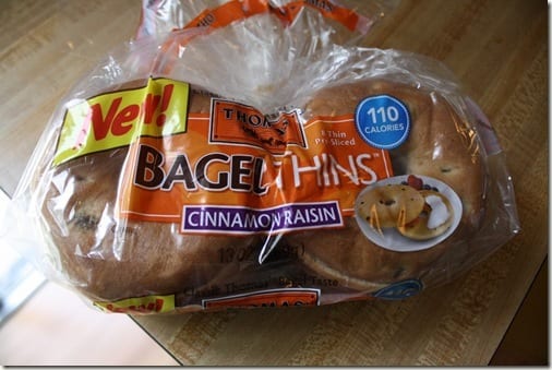 cinnamon raisin bagel thins