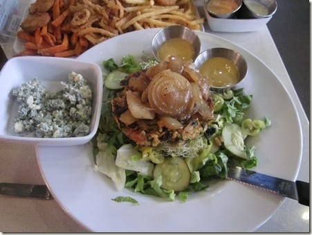 the counter burger in a bowl