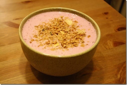 smoothie in a bowl