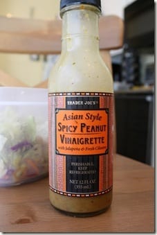 TJ's spicy peanut sauce