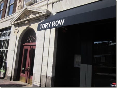 Tory Row outside