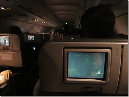 in flight TV