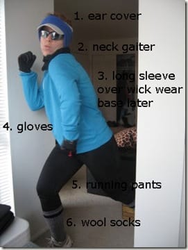 cold weather running gear
