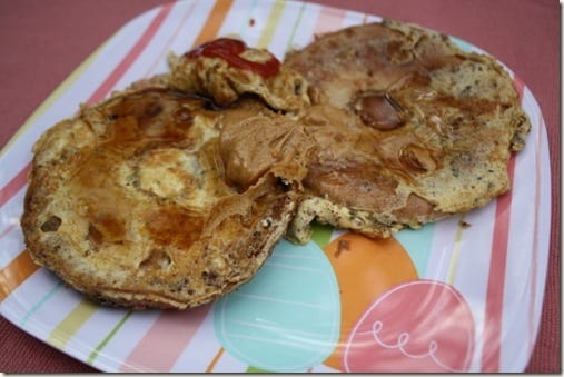 french toast on Easter plate