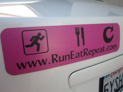 RER bumper sticker