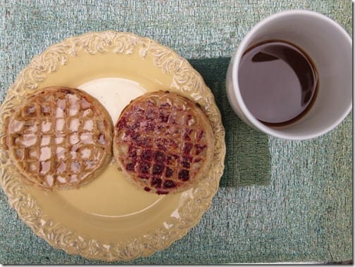 waffles and coffee