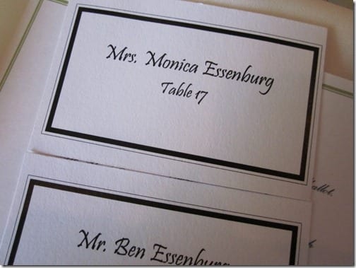 wedding name tags