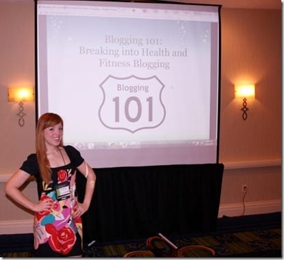 Blogging 101 at Fitbloggin Conference