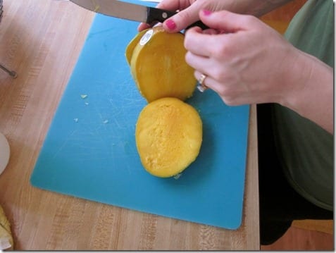 cut a mango