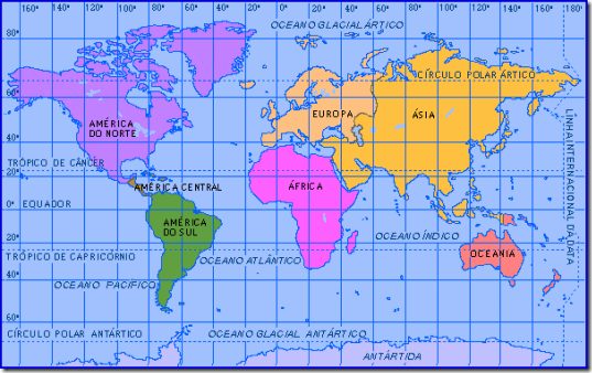 the equator map