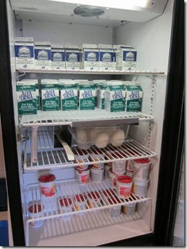 milk fridge