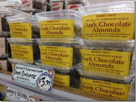 dark chocolate almonds