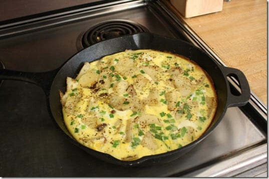 frittata with potato