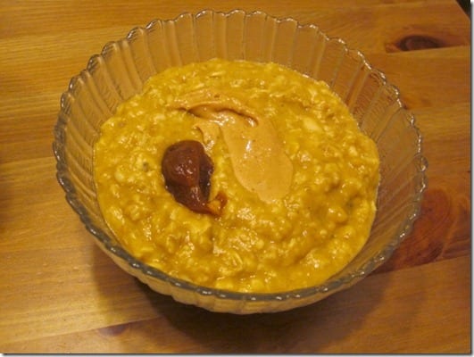 pumpkin oatmeal