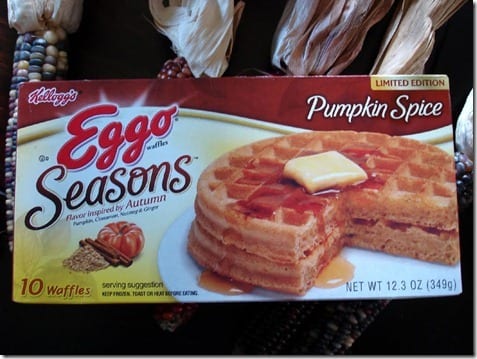 eggo pumpkin spice waffles